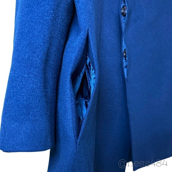 Ceketch Royal Blue Wool Coat 44R - Picture 6 of 10